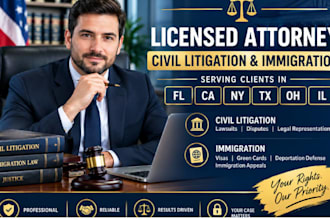 licensed florida ny tx ohio ga illionis civil litigation for lawsuit defamation
