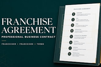draft a professional franchise agreement for your business