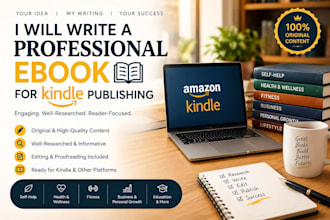 write a professional ebook for kindle publishing