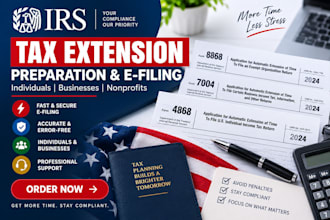 file irs tax extension 4868 7004 fast to avoid penalty US taxes