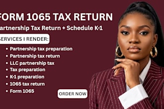 prepare and efile years of form 1065 partnership tax return schedule k1 tax