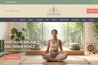 design wix yoga studio website wix wellness coach website wix spiritual website
