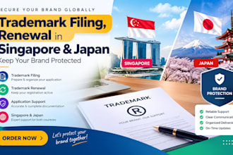do trademark filing, renewal in singapore and japan maintain brand protection