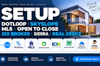 setup dotloop skyslope mls opentoclose idx broker showcase idx sierra real geeks