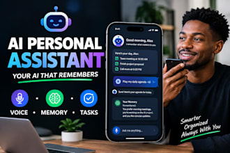 build an ai personal assistant app with memory, voice, tasks and automation