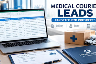 generate targeted medical courier leads for your business