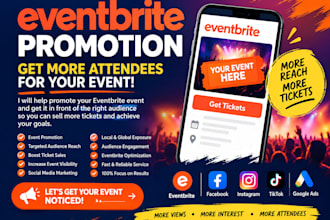 boost eventbrite ticket sales, event tiktok promotion, eventbrite event setup