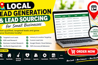 do local lead generation, lead sourcing for small businesses