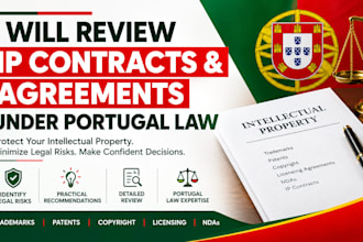 review IP contracts and agreements under portugal law
