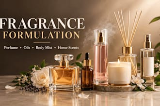formulate fragrance perfume oil body mist candle scent room spray reed diffuser