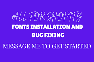 do shopify font installation shopify store expert