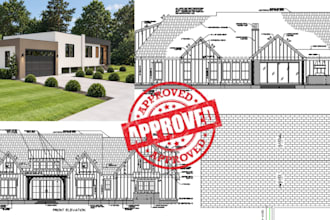 create architectural plans, floor plans and elevation