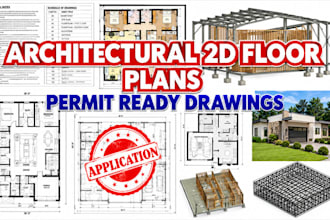 create architectural permit ready drawings and construction plans