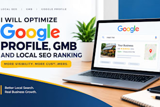 optimize google profile, gmb and local SEO ranking