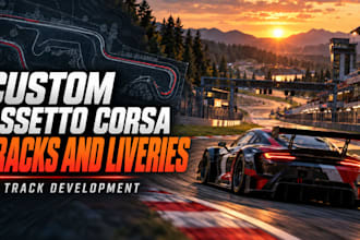 do iracing liveries and assetto corsa track development