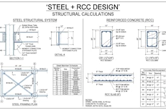 create structural drawings for residential and commercial projects