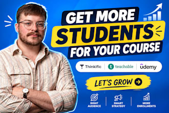 thinkific online course promotion, thinkific, teachable, udemy course marketing
