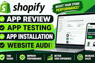 do shopify app review app testing shopify app installation shopify website audit