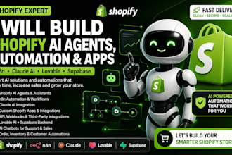 build shopify website integrate jarvis ai agent n8n ai automation shopify claude
