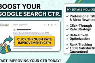 optimize google CTR with SEO titles and meta descriptions for clicks