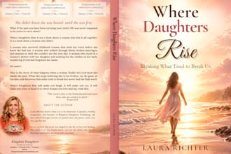 design, christian book cover design, memoir, devotional,self help, journal cover