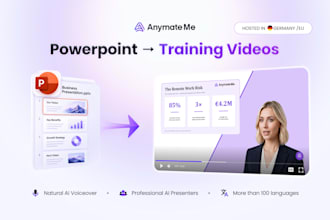 turn your powerpoint into a video with voiceover or avatar