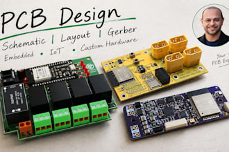 do pcb design, pcb layout, schematic design, stm32 pcb esp32 pcb, arduino pcb