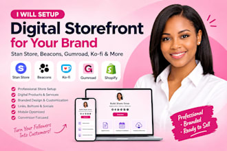 setup stan store, digital products, beacon ai and marketing storefront