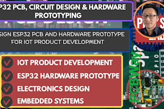 design esp32 pcb and hardware prototype for iot product development