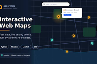 build an interactive web map for your business with gis and python