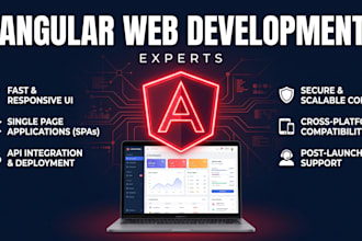 develop an angular website