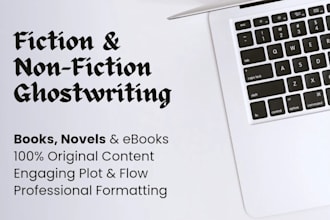 ghostwrite fiction and non fiction ebooks and novels