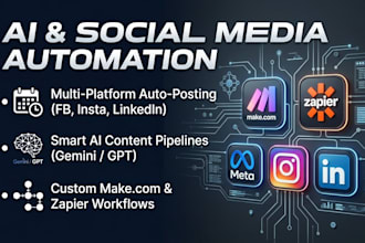 build social media automation workflows for your business