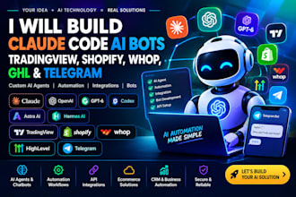 claude code tradingview shopify whop ghl codex gpt6 astra ai hermes telegram bot
