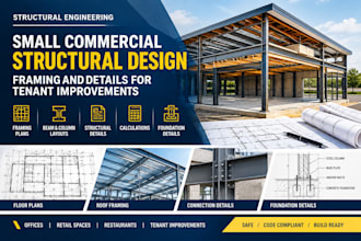 design structural framing and details for small commercial tenant improvements
