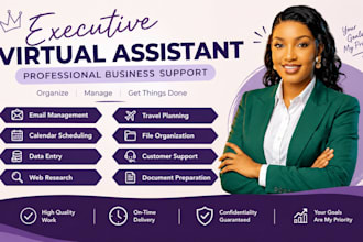 be your executive virtual assistant for professional business support