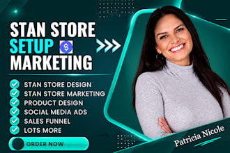do stan store setup, stan store marketing, digital product, stan store design