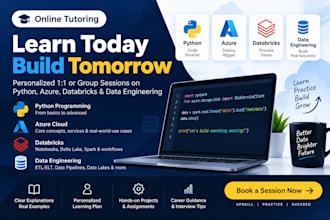 teach you python programming and databricks azure cloud