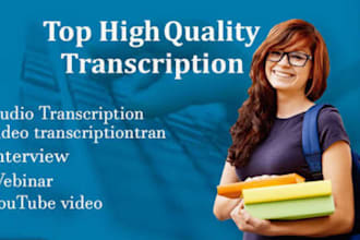 transcribe audio and video