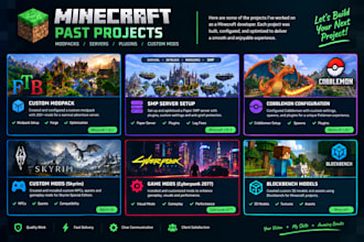 create, fix and optimize minecraft modpacks, forge, paper, smp