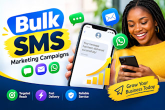 deliver high converting bulk SMS marketing campaigns, bulk emails and whatsapp