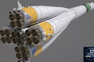 model 3d spaceship, spacecraft, aircraft, starship and scifi vehicle