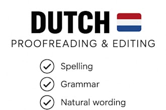 proofread and edit your dutch content