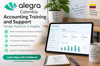 provide colombia alegra accounting training and support