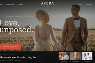 design squarespace photography website portfolio for photographers