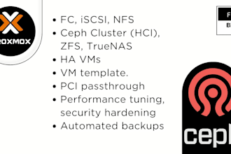 fix or setup proxmox or ceph cluster, or do data recovery