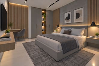 diseño y renderizado de habitaciones en 3d