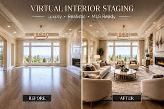 do professional virtual staging for real estate photos