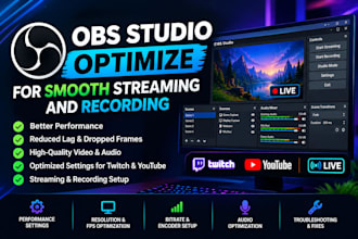 optimize obs studio for smooth streaming and recording