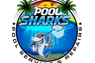 design gorgeous shark logo